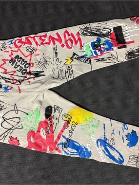 Dsquared 2 street art Hockney jeans